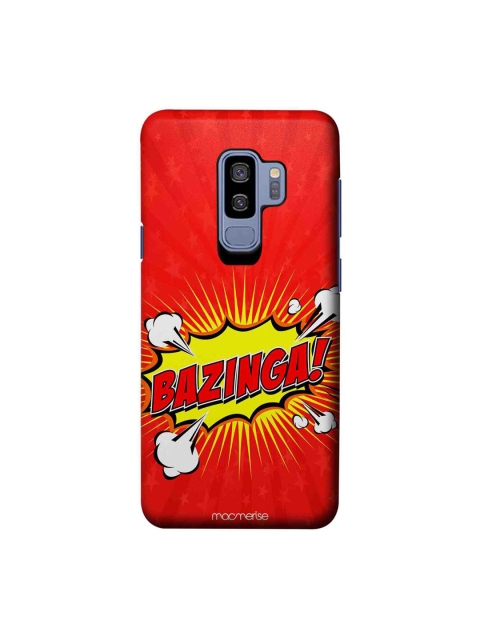 macmerise Red & Yellow Bazinga Sublime Samsung Galaxy S9 Plus Back Case