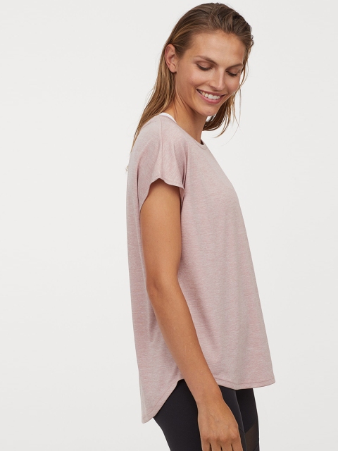 H&M Women Pink Sports Top