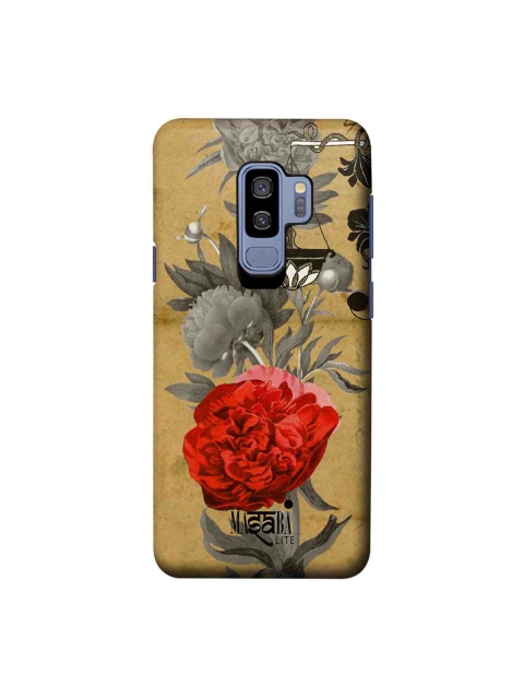 macmerise Brown & Grey Masaba Floral Scale Samsung Galaxy S9 Plus Back Case