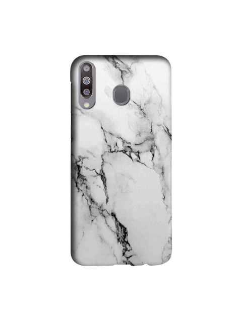 macmerise White & Grey Marble Lu Samsung Galaxy M30 Back Case