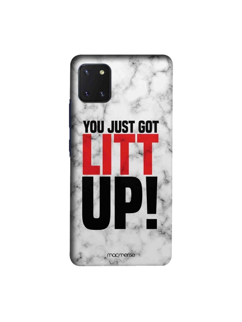 macmerise White & Black Litt Up Sublime Samsung Galaxy Note 10 Lite Case