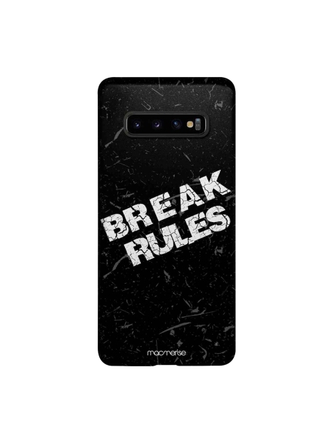 macmerise Black & White Break Rules Samsung Galaxy S10 Plus Back Case