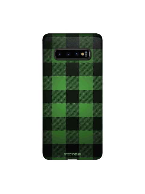 macmerise Green & Black Checkmate Sublime Samsung Galaxy S10 Plus Back Case