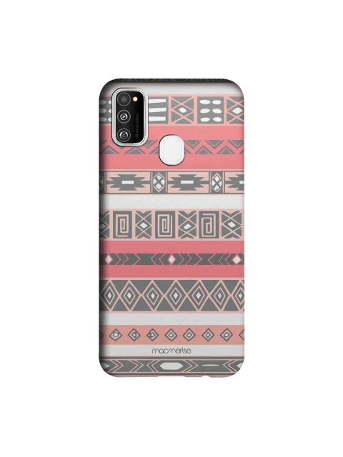 macmerise Grey & Peach-Coloured Aztec Sublime Samsung Galaxy M30S Back Case