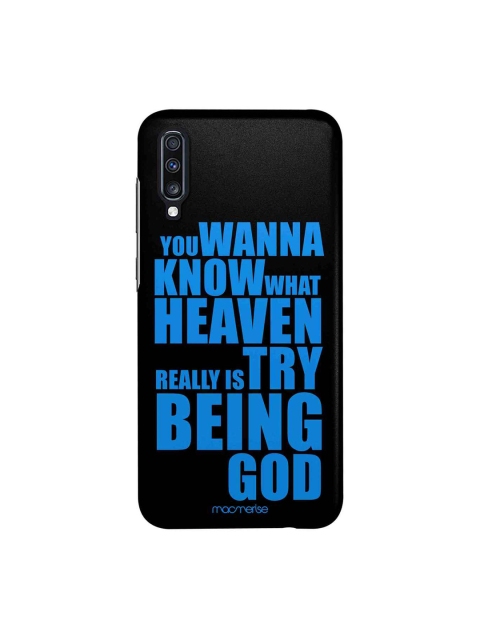 macmerise Black & Blue Try Being God Sublime Samsung Galaxy A70 Back Cover