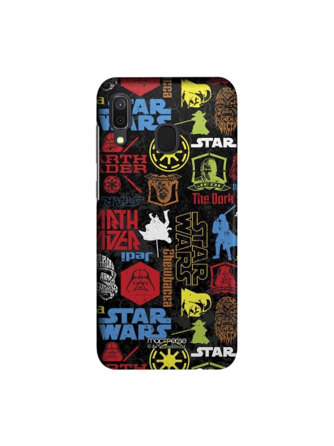 macmerise Multicoloured Star Wars Mashup Sublime Sublime Samsung Galaxy A30 Back Case, Multi