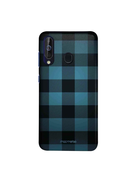macmerise Black & Blue Checkmate Illustration Sublime Samsung Galaxy A60 Case