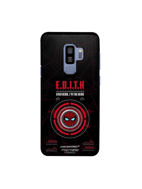 macmerise Black & Red Marvel Comics Hello Edith Sublime Samsung Galaxy S9 Plus Back Case