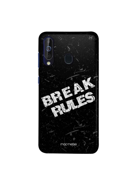 macmerise Black & White Break Rules Sublime Samsung Galaxy A60 Back Cover