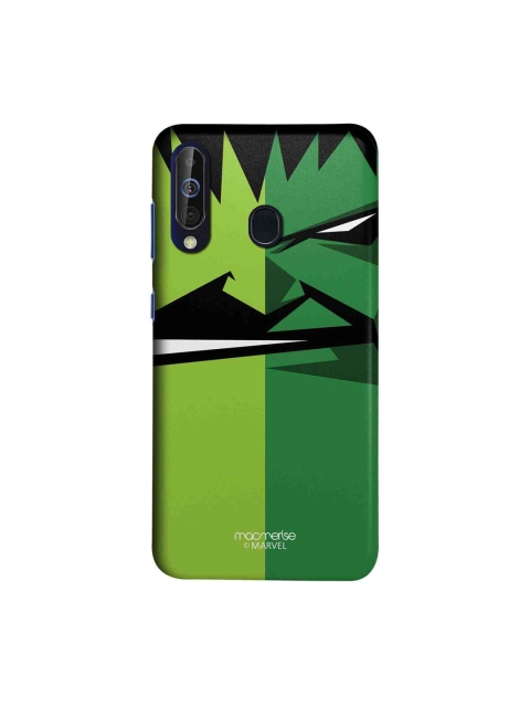macmerise Green & Black Marvel Comics Face Focus Hulk Sublime Samsung Galaxy A60 Back Cover