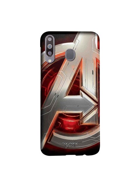 macmerise Red & Grey Marvel Comics Avengers Version 2 Sublime Samsung Galaxy M30 Back Case