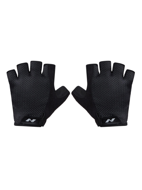 NIVIA Men Black Solid Python Gym Gloves