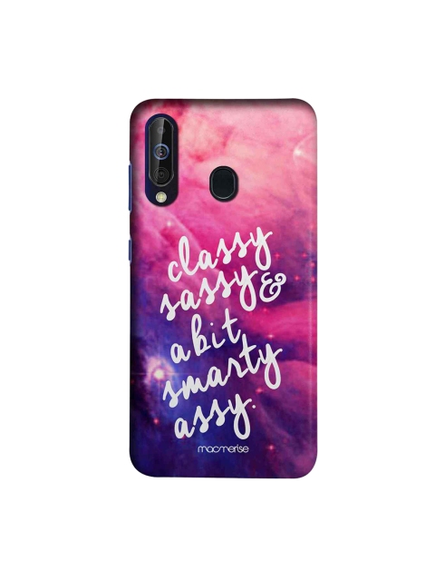 macmerise Pink & Purple Smarty Assy Sublime Samsung Galaxy A60 Back Cover