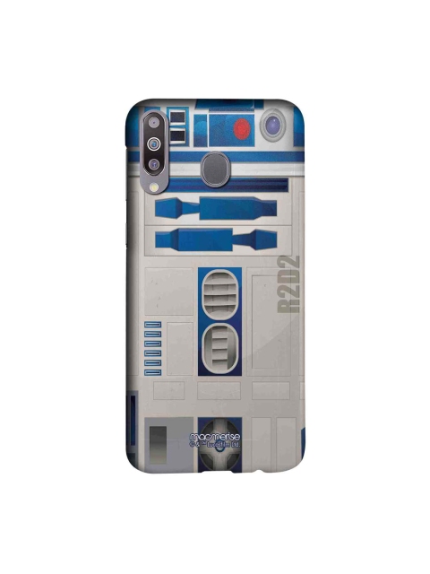 macmerise Grey & Blue Star Wars Attire R2D2 Sublime Samsung Galaxy M30 Back Case