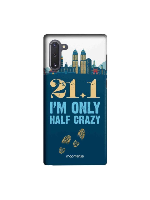 macmerise Teal Blue & Yellow Half Crazy Sublime Samsung Galaxy Note10 Back Cover