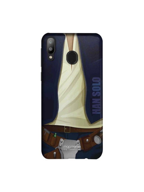 macmerise Blue & Off-White Star Wars Attire Han Sublime Samsung Galaxy M20 Back Case