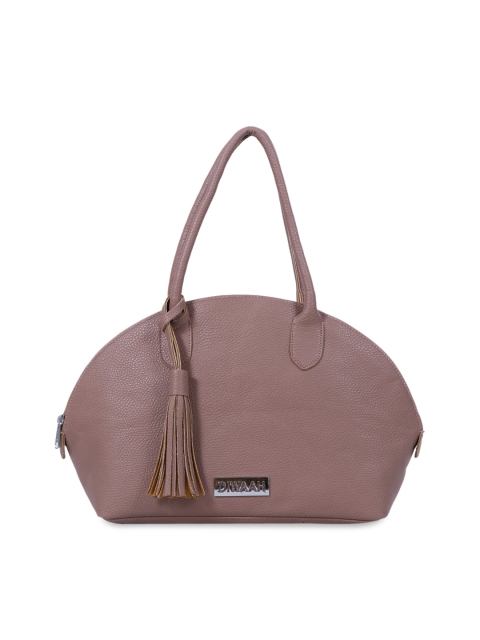 Diwaah Pink Solid Handheld Bag