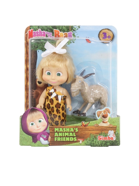 Masha and The Bear Unisex Kids Beige & Yellow Simba Masha With Her Goat Action Figure Toy
Masha and The Bear Unisex Kids Beige & Yellow Simba Masha With Her Goat Action Figure Toy