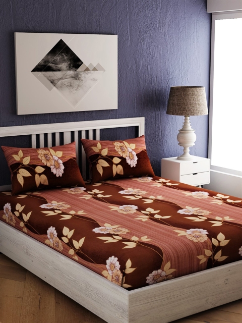 EverHOME Multicoloured Floral 250 TC Cotton 1 King Bedsheet with 2 Pillow Covers, Multi
EverHOME Multicoloured Floral 250 TC Cotton 1 King Bedsheet with 2 Pillow Covers, Multi