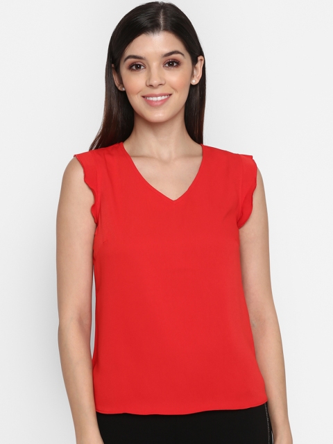 Mode by Red Tape Women Red Solid Top