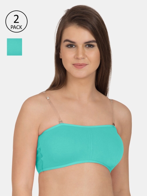 Tweens Green Pack Of 2 Solid Non-Wired Lightly Padded Everyday Bra TW-9279-CGRN-2PC-30B
Tweens Green Pack Of 2 Solid Non-Wired Lightly Padded Everyday Bra TW-9279-CGRN-2PC-30B