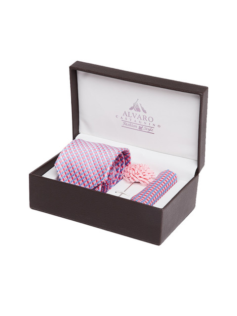 Alvaro Castagnino Men Pink & Blue Accessory Gift Set 
Alvaro Castagnino Men Pink & Blue Accessory Gift Set