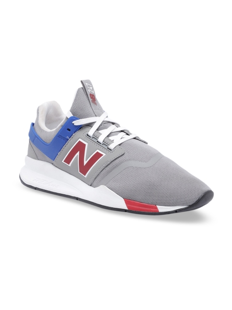 New Balance Men Grey & Blue 247V2 Running Shoes