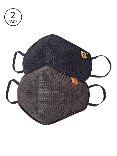 Marc Loire Unisex 2 Pcs Solid 6-Ply Anti-Pollution Reusable Protective Outdoor Masks, Black
Marc Loire Unisex 2 Pcs Solid 6-Ply Anti-Pollution Reusable Protective Outdoor Masks, Black