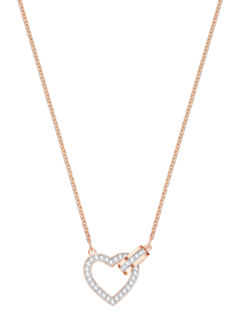 SWAROVSKI Rose-Gold Plated Lovely Necklace