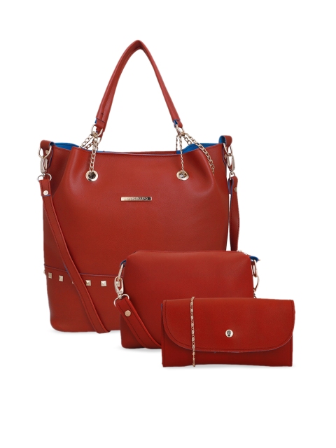 Lapis O Lupo Red Solid Handheld Bag