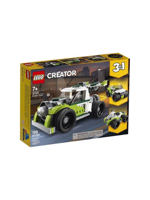 LEGO Kids Green & White Rocket Truck Construction Toy