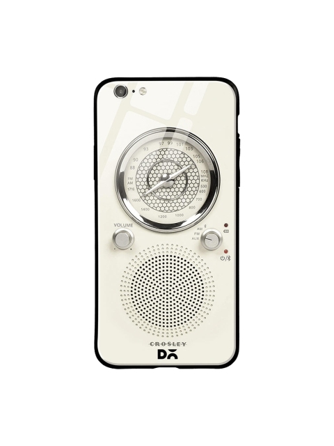 DailyObjects White & Grey Crosly Radio iPhone 6S Glass Case