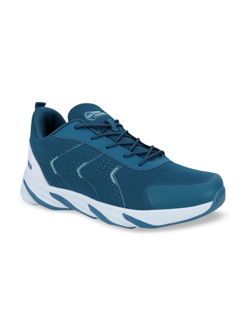 Campus Men Teal Blue Mesh Running Shoes