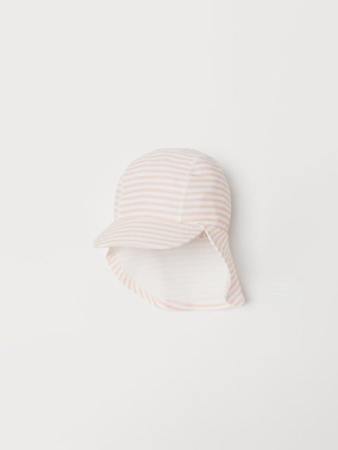 H&M Kids Pink & White Striped Swim Cap With UPF 50