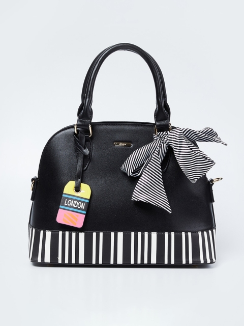 Ginger by Lifestyle Black Solid Handheld Bag