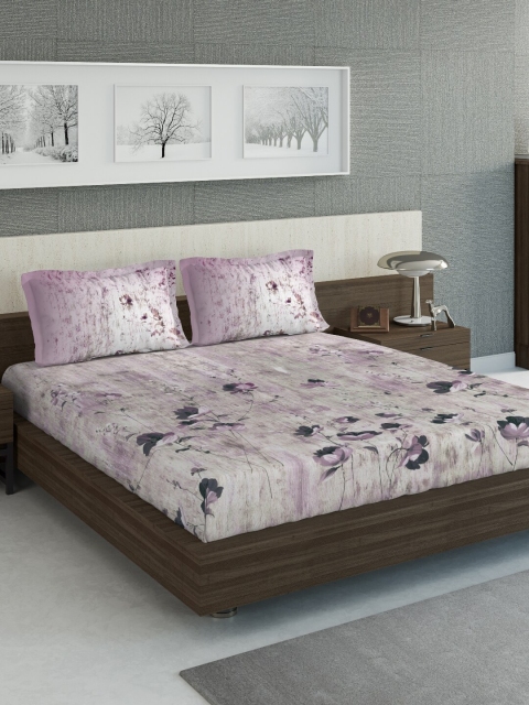 DDecor Multicoloured Floral 144 TC Cotton 1 King Bedsheet with 2 Pillow Covers, Multi
DDecor Multicoloured Floral 144 TC Cotton 1 King Bedsheet with 2 Pillow Covers, Multi