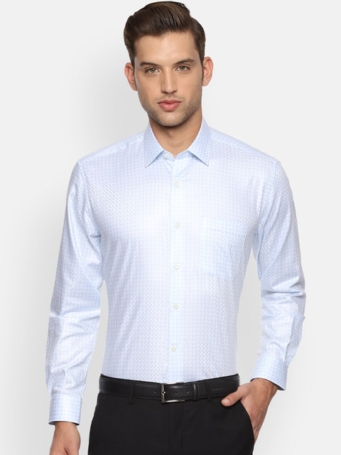 Luxure by Louis Philippe Men Blue Regular Fit Self Design Formal Shirt
Luxure by Louis Philippe Men Blue Regular Fit Self Design Formal Shirt