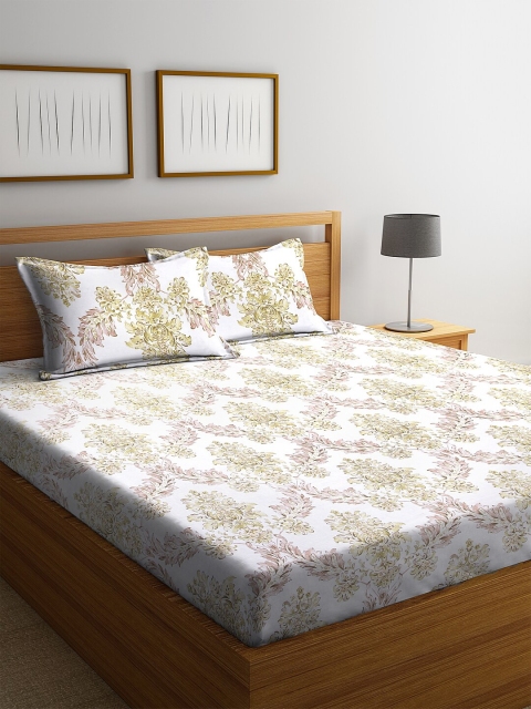 BOMBAY DYEING White & Green Ethnic Motifs 180 TC Cotton 1 King Bedsheet & 2 Pillow Covers
BOMBAY DYEING White & Green Ethnic Motifs 180 TC Cotton 1 King Bedsheet & 2 Pillow Covers