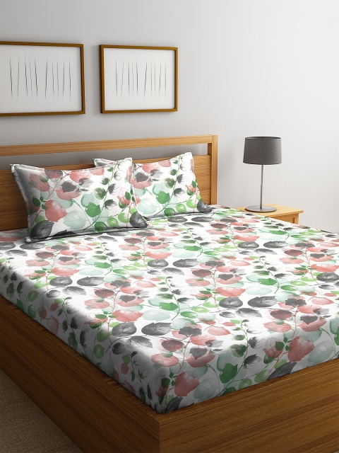 BOMBAY DYEING White & Brown Floral 160 TC Cotton 1 King Bedsheet with 2 Pillow Covers
BOMBAY DYEING White & Brown Floral 160 TC Cotton 1 King Bedsheet with 2 Pillow Covers