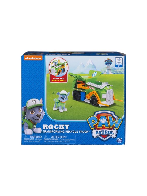 PAW PATROL Kids Green & Grey Colourblocked Rocky Transforming Recycle Truck Toy with Pop-out Tools
PAW PATROL Kids Green & Grey Colourblocked Rocky Transforming Recycle Truck Toy with Pop-out Tools