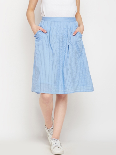 Oxolloxo Women Blue Sky Nature Piaz Knife Pleated Pure Cotton Skirt Knee-Length A-Line Pure Cotton Skirt
Oxolloxo Women Blue Sky Nature Piaz Knife Pleated Pure Cotton Skirt Knee-Length A-Line Pure Cotton Skirt