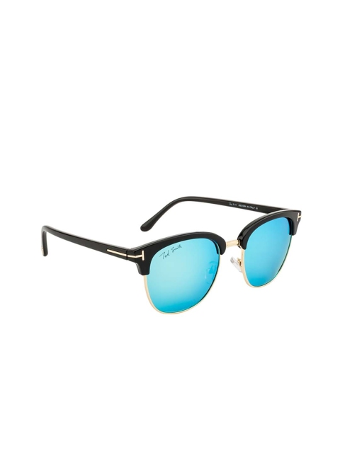 Ted Smith Women Polarised & UV Protected Lens Browline Sunglasses TS-NC-9934, Blue