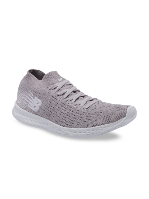 New Balance Women Grey Mesh Running Shoes