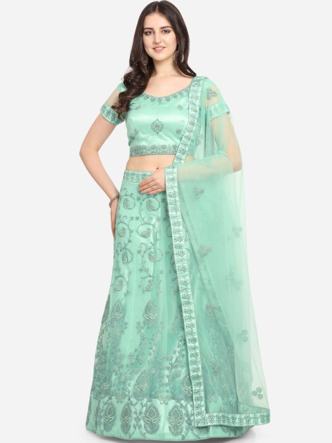 VRSALES Sea Green Semi-Stitched Embroidered Lehenga & Unstitched Blouse with Dupatta
VRSALES Sea Green Semi-Stitched Embroidered Lehenga & Unstitched Blouse with Dupatta