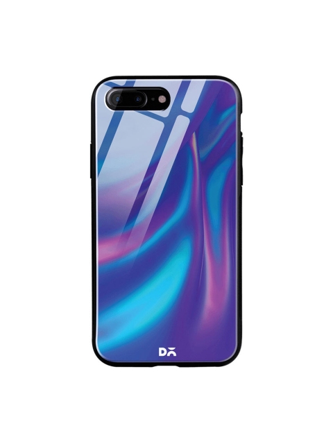 DailyObjects Blue & Pink Dual Holo Satin iPhone 7 Plus Glass Case