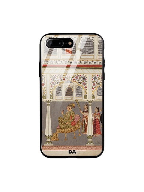 DailyObjects Grey & Brown Durbar iPhone 7 Plus Glass Case