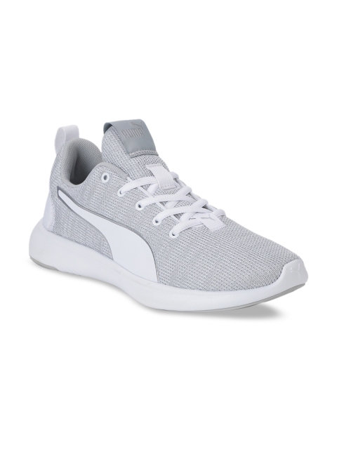 Puma Women Grey Mesh Walking Softride Vital Clean Wns Shoes