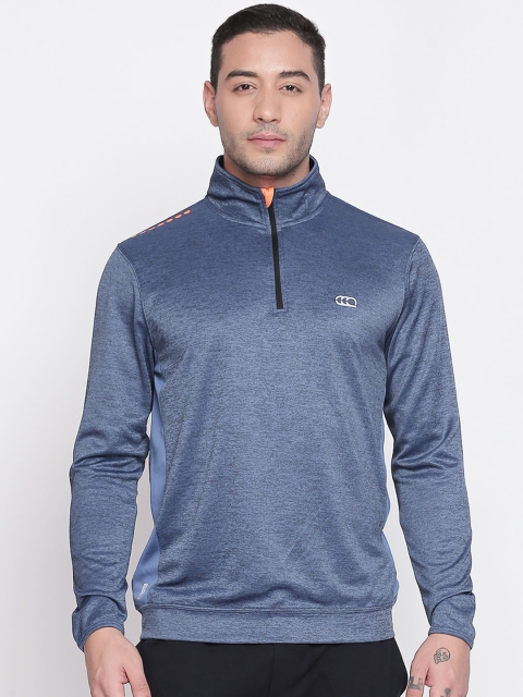 Ajile by Pantaloons Men Navy Blue Solid Sweatshirt
