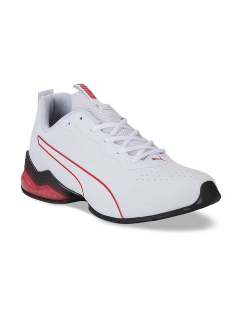 Puma Men White Cell Valiant SL Running Shoes