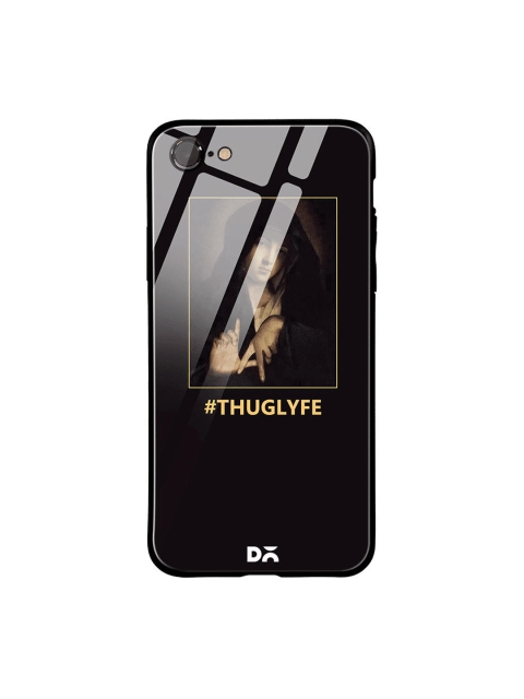 DailyObjects Black & Brown Thug Lyfe iPhone 7 Glass Case